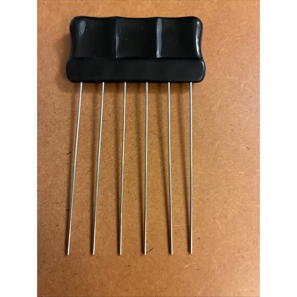 Vintage Goody Comfort Tip HAIR LIFT 80's Retro Stainless Hair Pick Gray + One - Picture 6 of 6